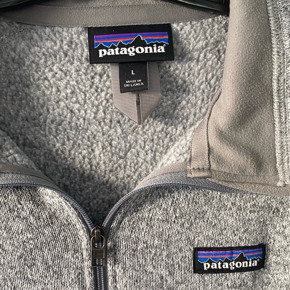 Patagonia Women’s Zip-Up Sweater in Heather Gray - Picture 3 of 4